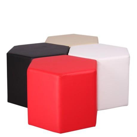 Pouf Cubo Rosso a -75% - Consegna Express Pouf Quadrato